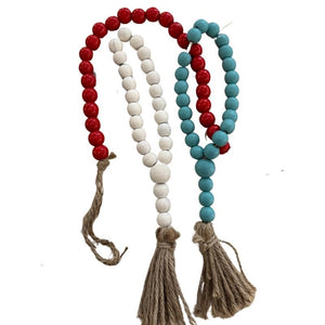 Loop Beaded Tassel 12"