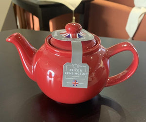 Brits Red 2 Cup Teapot